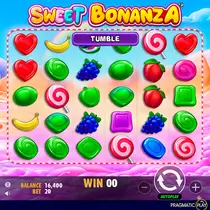 PlayIO - Sweet Bonanza Slot Game - Tumble-Feature und Multiplikatoren