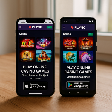 PlayIO Casino - Applications pour iOS et Android